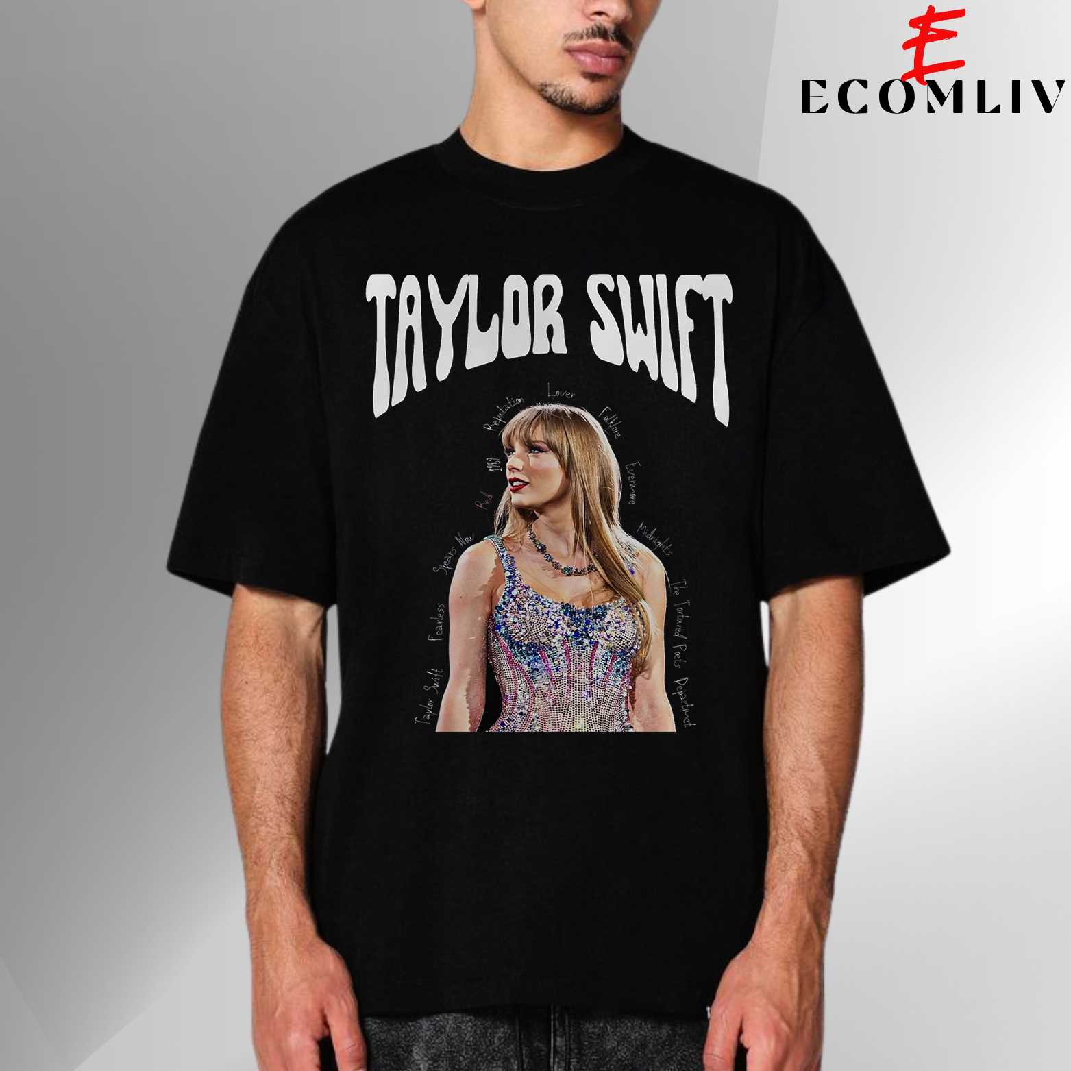 Swiftie Fan Graphic T-Shirt, Music Merch Concert Tee